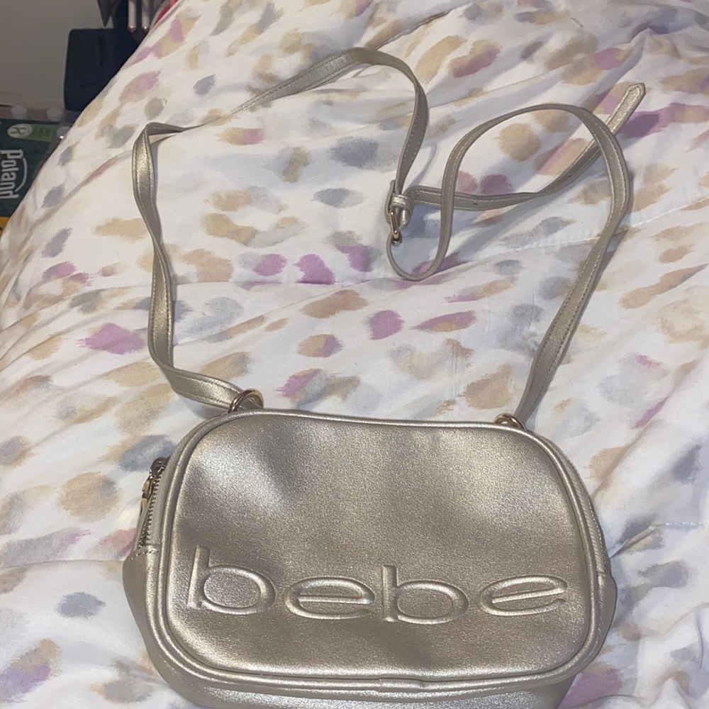 Bebe gold crossbody purse 👜